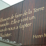 Facade et citation d'henri Miller